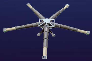 fixwing component-antenna automatic telescoping machanism